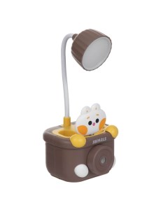 Настольная лампа Котенок LED 3Вт USB шоколадный Risalux