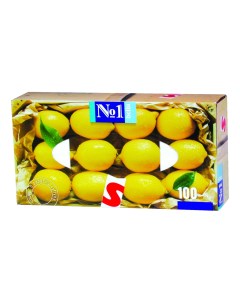 Бумажные салфетки Bella с запахом лимона 100 штук Tzmo sa
