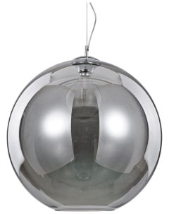 Светильник подвесной Nemo SP1 макс 60Вт Е27 D50 Стекло Серый Хром 094137 Ideal lux