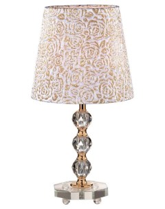 Лампа настольная Queen TL1 H46 5 60Вт Е27 золотистый 077741 Ideal lux