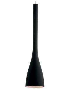 Подвесной светильник Flut макс 1x60Вт E27 230В IP20 Черный Металл Стекло 035680 Ideal lux