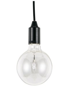 Светильник подвесной Edison SP1 8Вт Globo D125 3000К Е27 Черный 113319 Ideal lux