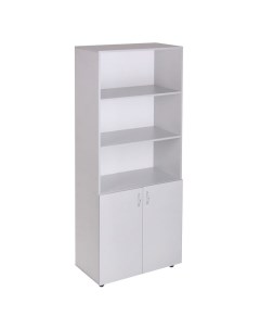 Шкаф для документов 800х420х1880 Светло серый Мебель-комфорт