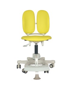 Кресло детское ортопедическое DuoKids Kids Max DR 289SF 2SEL1 milky желтое Duorest