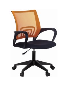 Кресло VB_Echair 396 LT сетка ткань оранжевый пластик Easy chair