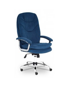 Кресло компьютерное офисное на колесиках ортопедическое SOFTY LUX синий Tetchair