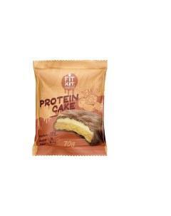 Протеиновое печенье Protein Cake арахисовая паста 70 г Fit kit