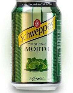Напиток сильногазированный Schweppes Mojito 330 мл Упаковка 24 шт Nobrand