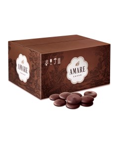 Горький шоколад Amare без добавления сахара 72 какао капли 20 мм 3000 г Победа вкуса