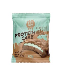 Протеиновое печенье Protein Cake шоколад мята 70 г Fit kit