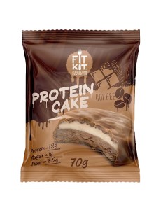 Протеиновое печенье Protein Cake шоколад кофе 70 г Fit kit