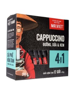 Кофе Cappuccino 4 в 1 растворимый 240 г Mr. viet