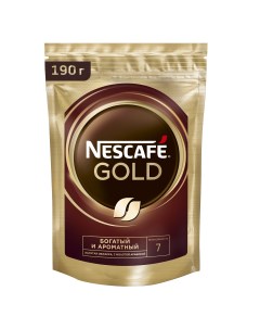Кофе Gold молотый растворимый 190 г Nescafe