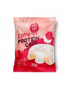 Протеиновое печенье Protein Cake EXTRA малина и йогурт 70 г Fit kit