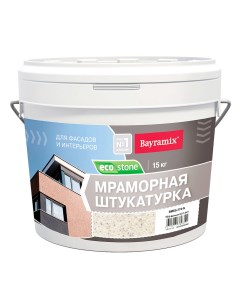 Штукатурка ecostone мрамор 15 кг Bayramix