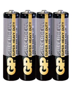 Батарейка Supercell AAA R03 24S солевая OS4 комплект 24 батарейки 6 упак х 4шт Gp