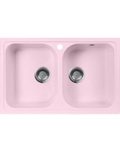 Мойка кухонная M 15 светло розовая Aquagranitex