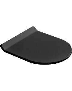Крышка сиденье Ovale AM011SC MB матовая черная Art&max