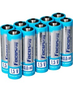 Батарейки SUPER ALKALINE LR6 316 ШРИНК10 комплект 20 батареек 2 упак х 10шт Focusray