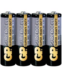 Батарейка Supercell AA R06 15S солевая OS4 комплект 20 батареек 5 упак х 4шт Gp
