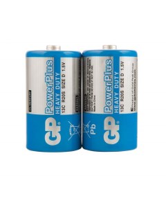 Батарейка PowerPlus D R20 13G солевая OS2 комплект 6 батареек 3 упак х 2шт Gp