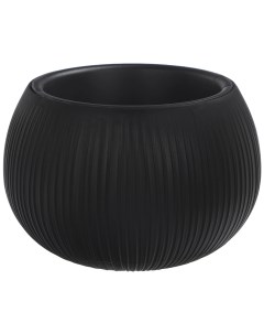 Цветочное кашпо Beton bowl 3 9 л черный цемент 1 шт Prosperplast