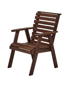 Садовое кресло Солберга 600121 67х67х96см темно коричневый коричневый Интерлинк