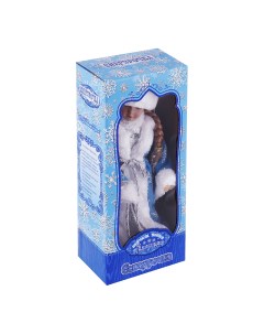 Фигурка новогодняя Снегурочка в капюшоне музыкальная 40 см Sote toys
