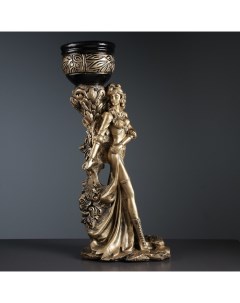 Фигура с кашпо Девушка Диана бронза 2 л 24х79х36см Хорошие сувениры
