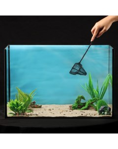 Сачок для аквариума черный 7 5 см Nobrand