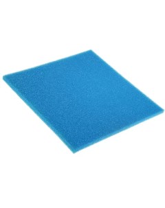 Губка для фильтра прямоугольная крупнопористая лист 50 х 50 х 2 см синий Aqua story