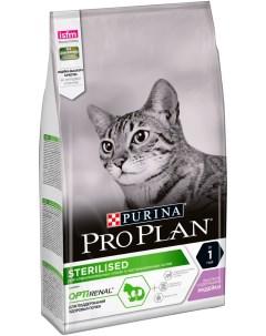 Сухой корм для кошек OPTIRENAL Sterilised индейка 3кг Pro plan