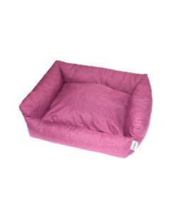 Лежанка для кошек и собак жаккард 50x60x18см розовый Хорошка