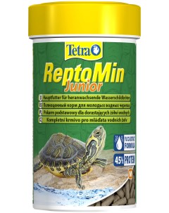 Корм для рептилий ReptoMin Junior для молодых черепах 100 мл Tetra