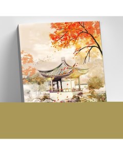 Картина по номерам Японский пейзаж пастель HR0217 Molly