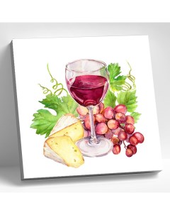 Картина по номерам Натюрморт с виноградной лозой KH1166 Molly