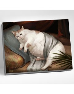 Картина по номерам Толстый котик HR0166 Molly
