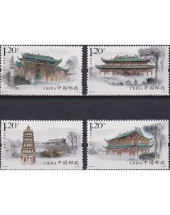 Почтовые марки Китай Храм НаН Ху А Религия Архитектура Почтовые марки мира