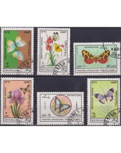 Почтовые марки Афганистан Фауна Бабочки Бабочки Почтовые марки мира