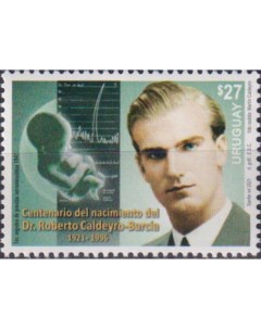 Почтовые марки Уругвай 100 лет со дня рождения Роберто Кальдерио Барсия Медицина Врачи Почтовые марки мира