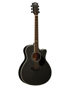Электроакустическая гитара A1CE Black в комплекте 3м кабель Kepma