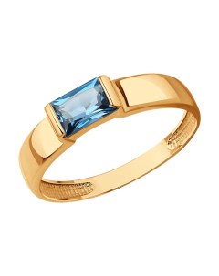 Кольцо из золота с лондон топазом Ювелирочка