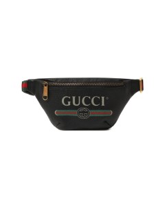 Кожаная поясная сумка Print small Gucci