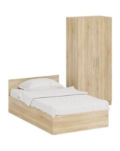 Комплект мебели Стандарт кровать 120х200 шкаф 2 х створчатый 90х52х200 дуб сонома 1024336 Свк