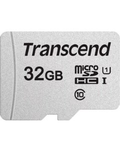Карта памяти microSDHC 32Gb Class10 TS32GUSD300S w o adapter Transcend