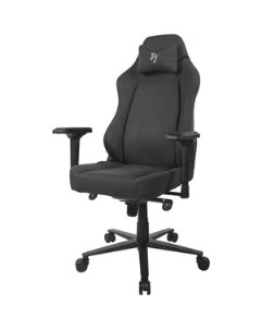 Компьютерное кресло для геймеров Primo Woven Fabric black grey logo Arozzi