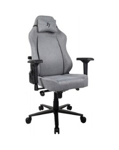 Компьютерное кресло для геймеров Primo Woven fabric grey black logo Arozzi