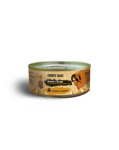 Country snack консервы для щенков и собак всех пород Телятина и потрошки 100 г упаковка 24 шт Country snaсk