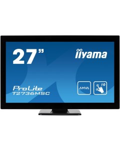 Монитор 27 ProLite T2736MSC B1 MVA 1920x1080 4ms HDMI DisplayPort VGA Iiyama