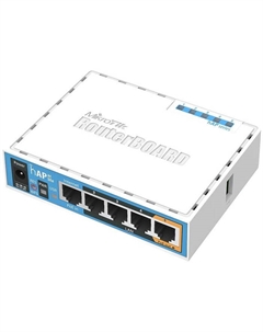 Беспроводной маршрутизатор MikroTik hAP AC lite RB952Ui-5ac2nD 802.11ac 300Мбит/с 2.4/5ГГц 5xLAN USB Mikrotik